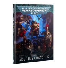 Cover art for Warhammer 40K: Adeptus Custodes Codex