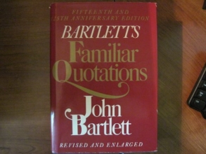 Cover art for Bartlett's Familiar Quotations Hb