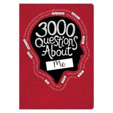 Cover art for 3000 Questions About Me Activity Journal - Piccadilly Multi-Colored