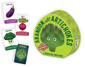Cover art for Gamewright - Abandon All Artichokes - A Heartless Card Game,Green