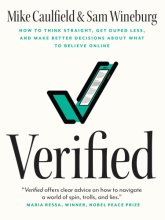 Cover art for Verified: How to Think Straight, Get Duped Less, and Make Better Decisions about What to Believe Online