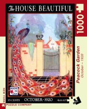 Cover art for Peacock Garden House Beautiful 1000-Piece Puzzle