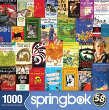 Cover art for Springbok 1000 Piece Jigsaw Puzzle Nostalgic Novels - Made in USA
