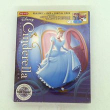 Cover art for Cinderella the Signature Collection Limited Edition Blu Ray + DVD + Digital + Plus Filmmaker Gallery Storybook