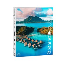 Cover art for Buffalo Games - blanc - Bora Bora Blue - 500 Piece Jigsaw Puzzle , White