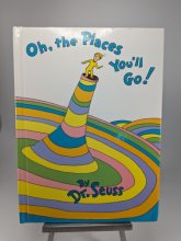 Cover art for Rare Oh, the Places You'll Go! Dr. Seuss 1st Printing Hardcover Book 1990