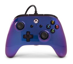 Cover art for PowerA Enhanced Wired Controller for Xbox One - Cosmos Nebula, gamepad, wired video game controller, gaming controller, Xbox One, works with Xbox Series X|S