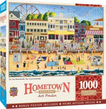Cover art for Masterpieces 1000 Piece Jigsaw Puzzle for Adults, Family, Or Kids - On The Boardwalk - 19.25"x26.75"
