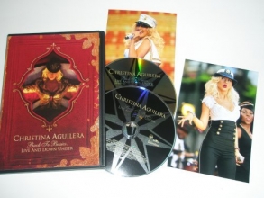Cover art for Christina Aguilera Back to Basics Live and Down Under Dvd 