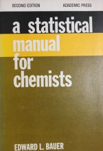 Cover art for A statistical manual for chemists