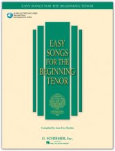 Cover art for Easy Songs for Beginning Singers - Tenor Book/Online Audio