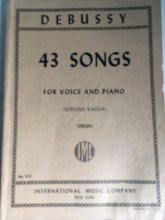 Cover art for 43 Songs : For Voice and Piano: (High)