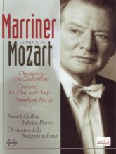 Cover art for Marriner Conducts Mozart: Overture to Die Zauberflote / Concerto for Flute and Harp / Symphony No. 39