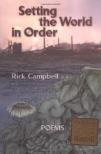 Cover art for Setting the World in Order (Walt McDonald First-Book Series)