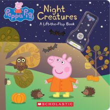 Cover art for Night Creatures: A Lift-the-Flap Book (Peppa Pig)