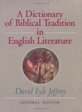 Cover art for A Dictionary of Biblical Tradition in English Literature