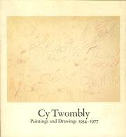 Cover art for Cy Twombly, paintings and drawings, 1954-1977: Whitney Museum of American Art, April 10-June 10, 1979