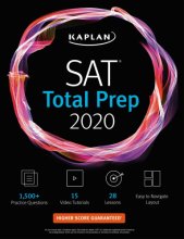 Cover art for SAT Total Prep 2020: 5 Practice Tests + Proven Strategies + Online + Video (Kaplan Test Prep)