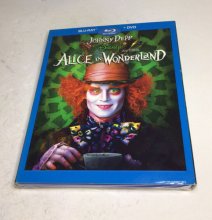 Cover art for Disney Alice in Wonderland Blu Ray DVD Sealed