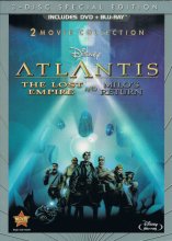 Cover art for Atlantis: The Lost Empire / Atlantis: Milo's Return: Two-Movie Collection (Three Disc Blu-ray / DVD Combo)