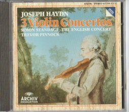 Cover art for Haydn: 3 Violin Concertos