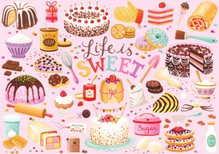 Cover art for Buffalo Games - Life is Sweet - 300 Large Piece Jigsaw Puzzle