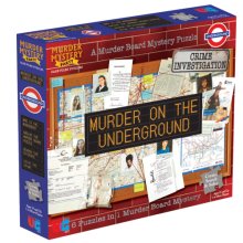 Cover art for Murder Mystery Party | Case File Puzzle Murder on The Underground, for Ages 14+