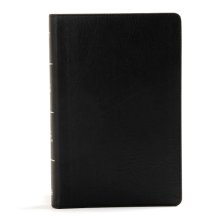 Cover art for KJV Large Print Personal Size Reference Bible, Black Leathertouch, Red Letter, Pure Cambridge Text, Presentation Page, Cross-References, Full-Color Maps, Easy-to-Read Bible MCM Type