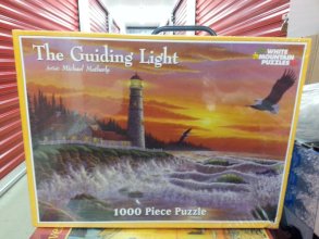Cover art for The Guiding Light 1000 Piece Puzzle featuring the Art of Michael Matherly