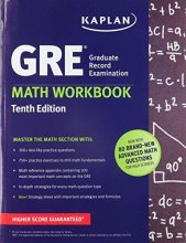 Cover art for GRE Math Workbook (Kaplan Test Prep)