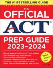 Cover art for The Official ACT Prep Guide 2023-2024: Book + 8 Practice Tests + 400 Digital Flashcards + Online Course