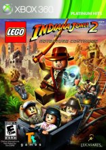 Cover art for Lego Indiana Jones 2: The Adventure Continues - Xbox 360