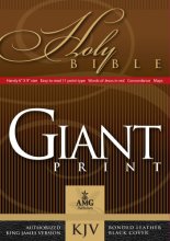 Cover art for Giant Print Handy-Size Reference Bible: KJV Edition (AMG Giant Print Handy-Size Bibles)