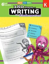 Cover art for 180 Days of Writing for Kindergarten - An Easy-to-Use Kindergarten Writing Workbook to Practice and Improve Writing Skills (180 Days of Practice)