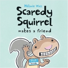Cover art for Scaredy Squirrel Makes a Friend