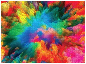 Cover art for 1000 Piece Puzzle for Adults/Teen - Large Jigsaw Puzzle Color Explosion