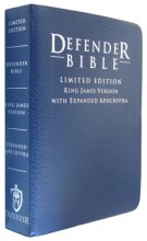 Cover art for Defender Bible Limited Edition King James Version with Expanded Apocrypha
