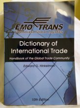 Cover art for Dictionary of International Trade: Handbook of the Global Trade Community