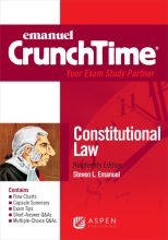 Cover art for Constitutional Law (The Emanuel CrunchTime Series)
