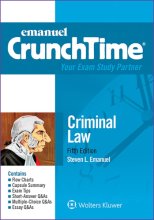 Cover art for Criminal Law (Emanuel CrunchTime)