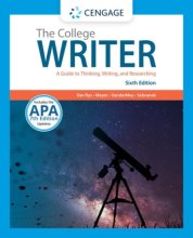 Cover art for The College Writer: A Guide to Thinking, Writing, and Researching (with 2019 APA Updates)