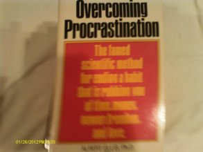 Cover art for Overcoming Procrastination: Or How to Think and Act Rationally in Spite of Life's Inevitable Hassles