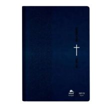 Cover art for Bíblia Sagrada NVI: Português-Inglês - Luxo Azul