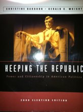 Cover art for Keeping the Republic, Custom Publication
