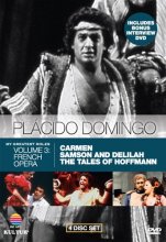 Cover art for Placido Domingo: My Greatest Roles, Vol. 3 - French Opera (Carmen / Samson and Delilah / The Tales of Hoffmann)