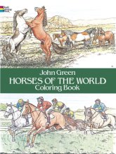 Cover art for Horses of the World Coloring Book (Dover Animal Coloring Books)