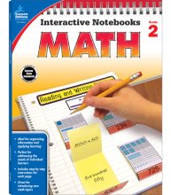 Cover art for Carson Dellosa | Math Interactive Notebook | 2nd Grade, 96pgs (Interactive Notebooks)