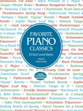 Cover art for Favorite Piano Classics (Dover Classical Piano Music)