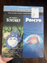 Cover art for My Neighbor Totoro / Ponyo (Double Feature) (Blu-ray + DVD)