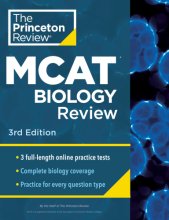 Cover art for Princeton Review MCAT Biology Review, 3rd Edition: Complete Content Prep + Practice Tests (Graduate School Test Preparation)